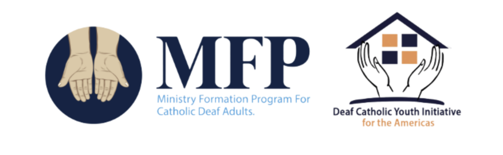 Official logo of Deaf Catholic Ministry Formation Programs (DCMFP)