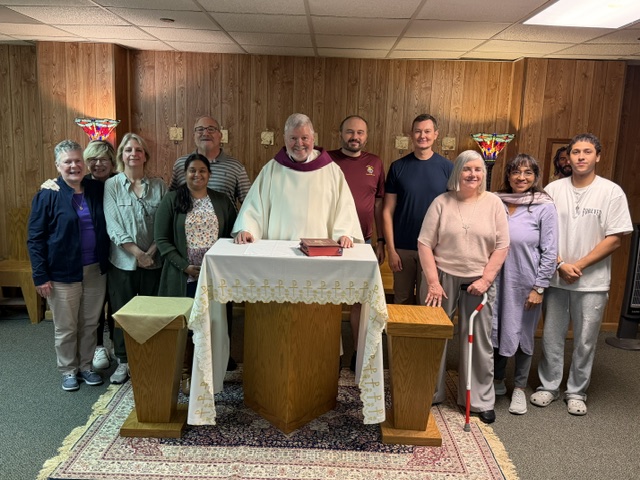Community and celebrants gathered for a liturgical service in the Catholic Deaf Community